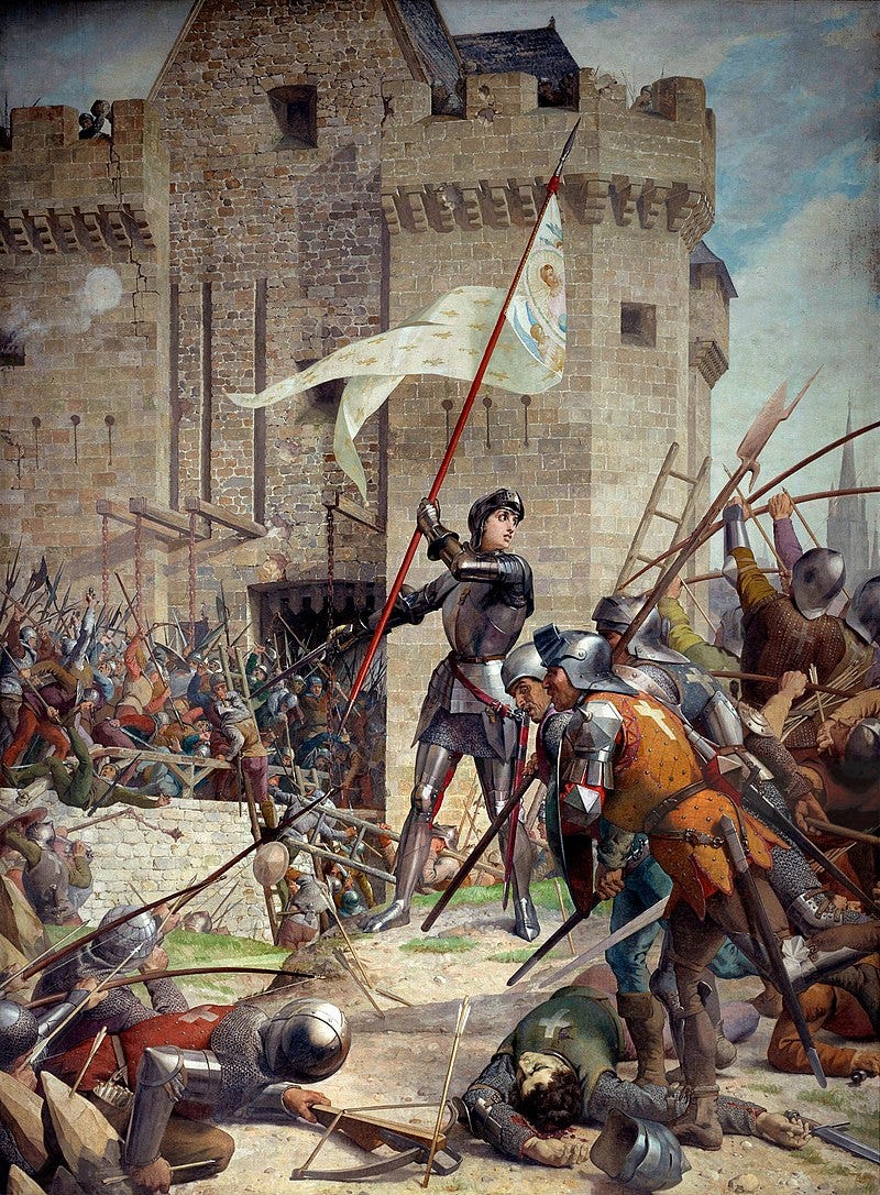 If you’ve only got a month’s training, carrying a banner instead of a sword is just good sense.