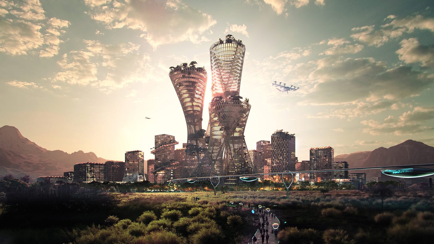 Telosa: Marc Lore and Bjarke Ingels unveil plans for 5-million-person city in the American desert - CNN Style
